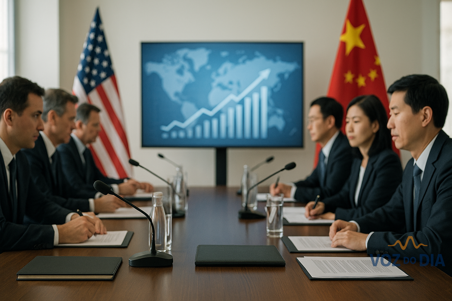 Acordo comercial EUA–China: framework antes do encontro Trump–Xi