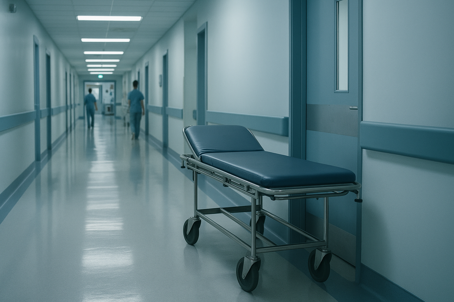 corredor de urgências de maternidade no Hospital de Gaia