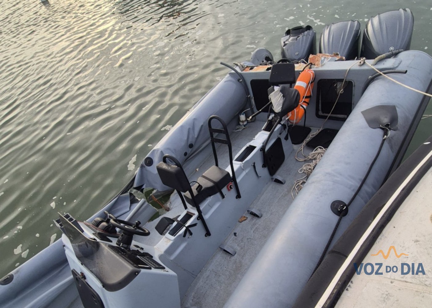 Embarcação da GNR no Guadiana após colisão em Alcoutim