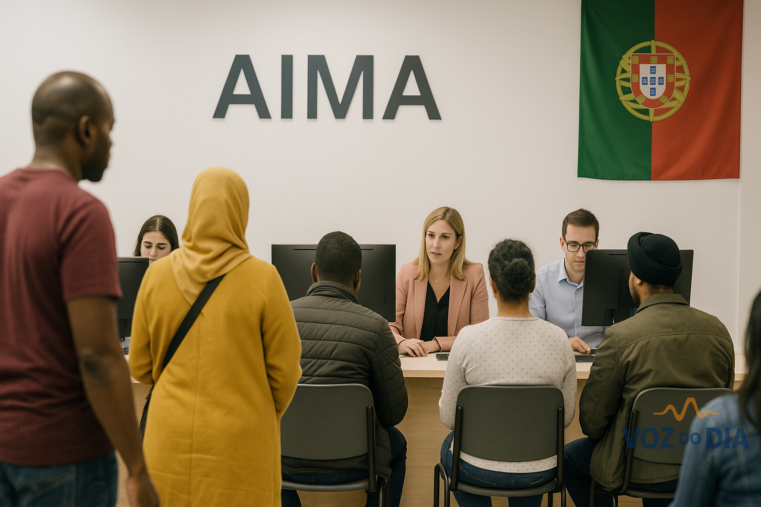 Imigração AIMA 2025 — balcão de atendimento em Lisboa