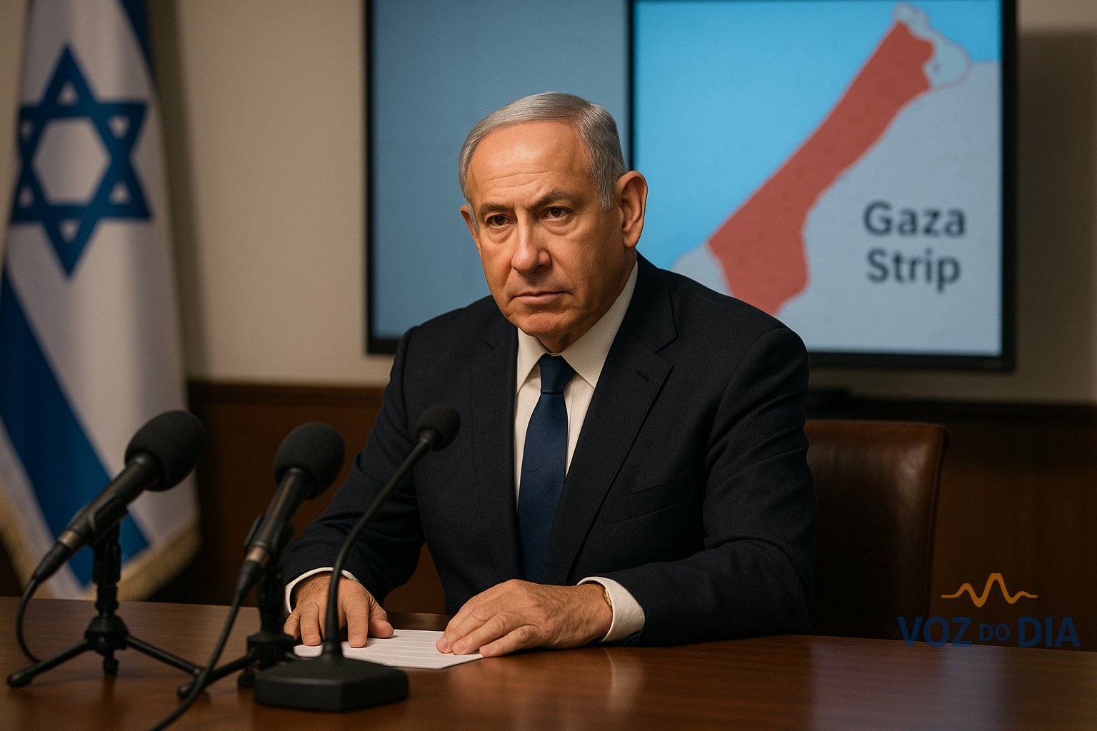 Netanyahu decide forças internacionais aceitáveis em Gaza