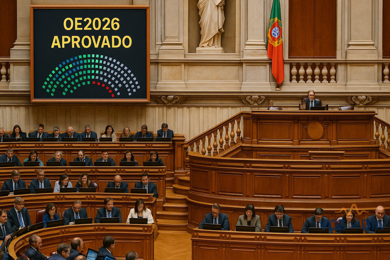 OE2026 aprovado na generalidade na Assembleia da República