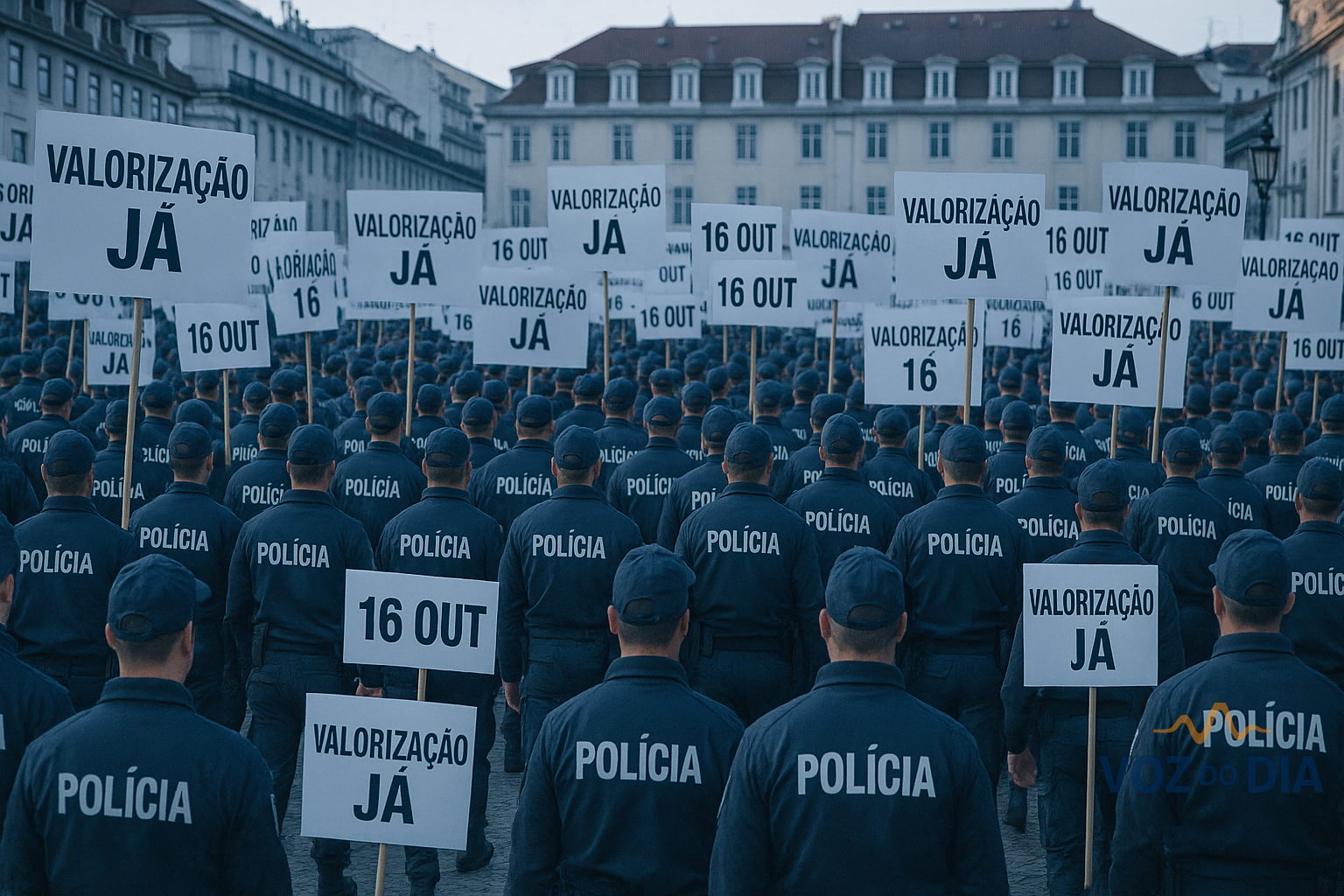 Protesto de polícias em Lisboa reúne centenas a 16 de outubro