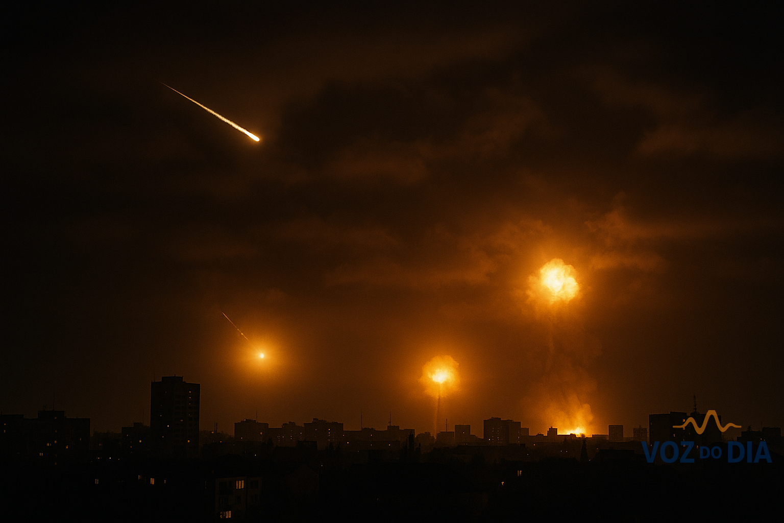 ataques de mísseis entre Rússia e Ucrânia após cancelamento da reunião Putin–Trump