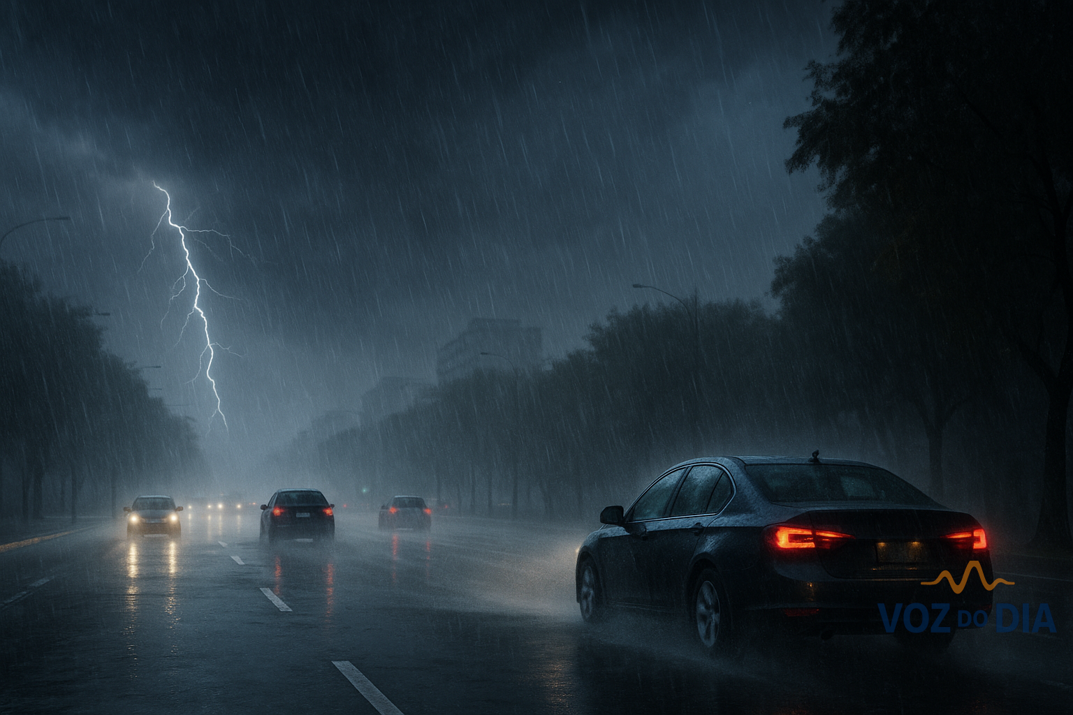 Mau tempo 5 de novembro de 2025 com chuva forte e vento