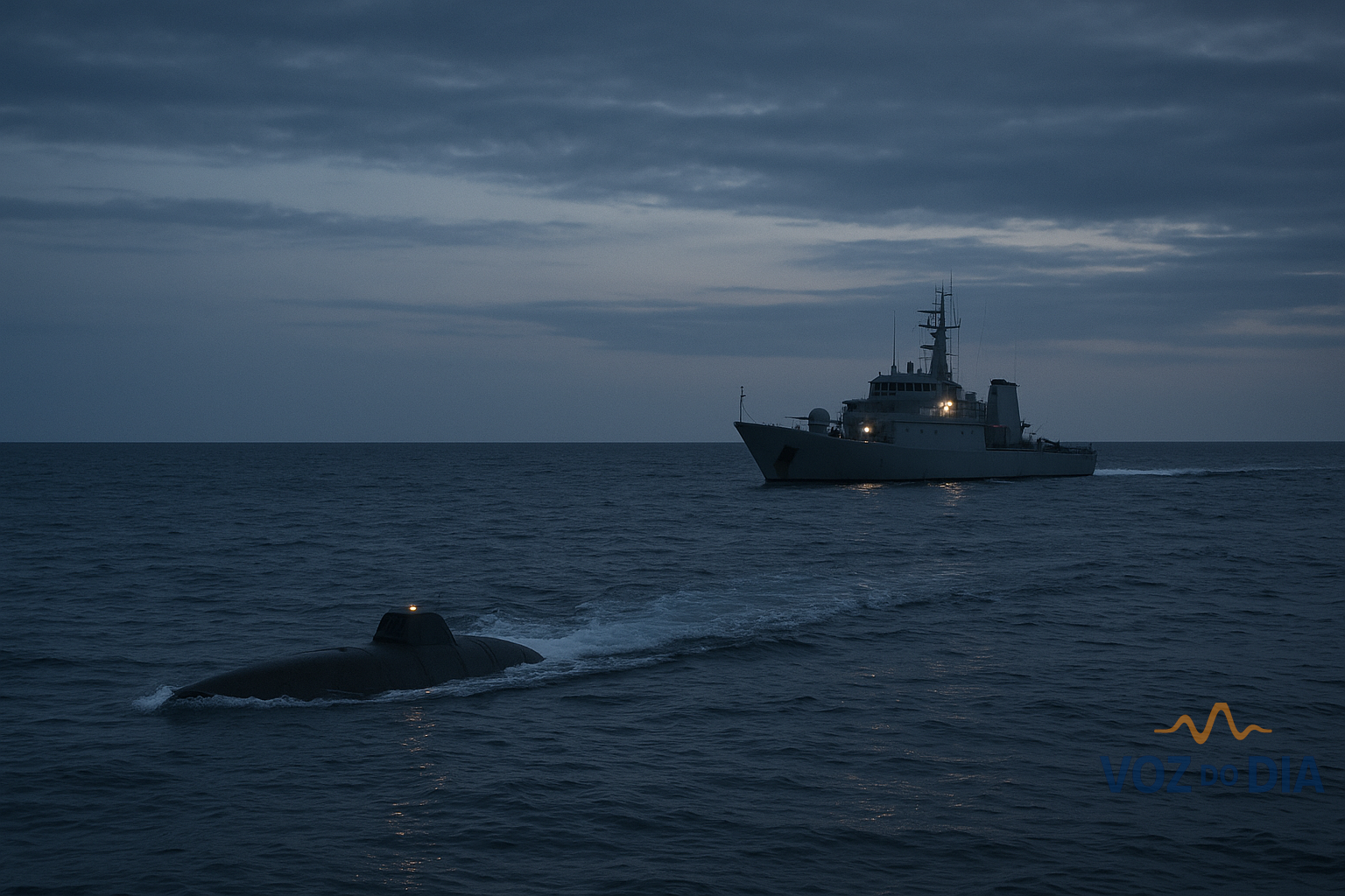 Narcosubmarino intercetado pela PJ e Marinha com 1,7 toneladas de cocaína no Atlântico