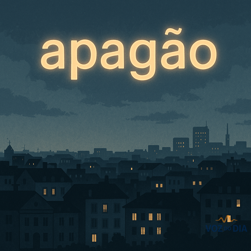 Apagão eleito Palavra do Ano 2025 em Portugal